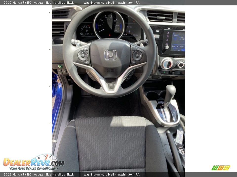 2019 Honda Fit EX Aegean Blue Metallic / Black Photo #13