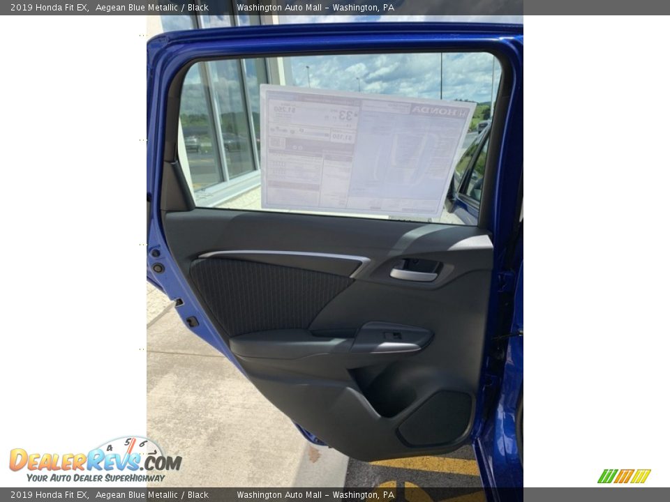 2019 Honda Fit EX Aegean Blue Metallic / Black Photo #16