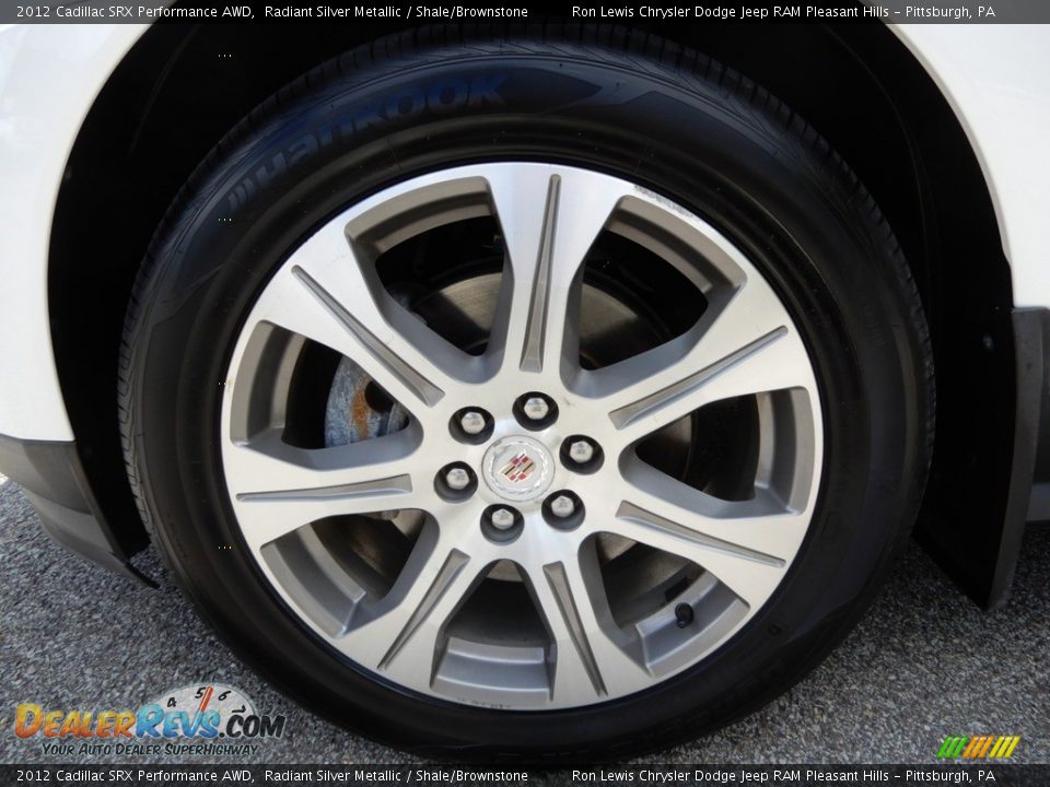 2012 Cadillac SRX Performance AWD Radiant Silver Metallic / Shale/Brownstone Photo #10