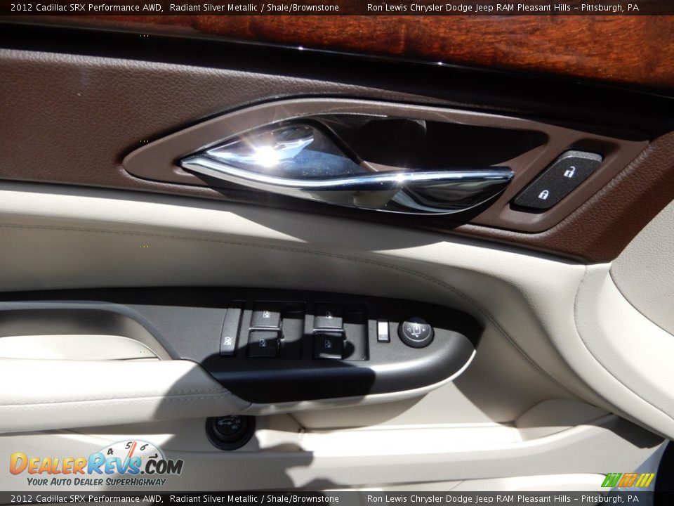 2012 Cadillac SRX Performance AWD Radiant Silver Metallic / Shale/Brownstone Photo #15