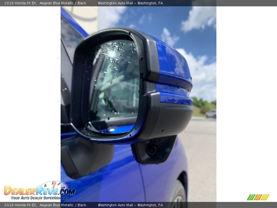 2019 Honda Fit EX Aegean Blue Metallic / Black Photo #28