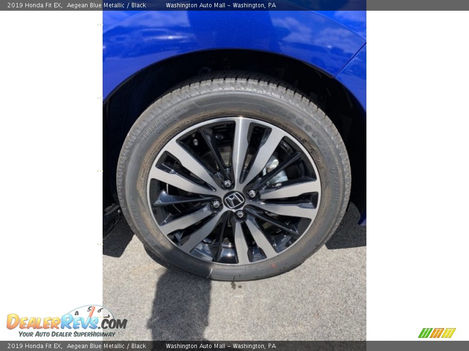 2019 Honda Fit EX Aegean Blue Metallic / Black Photo #29