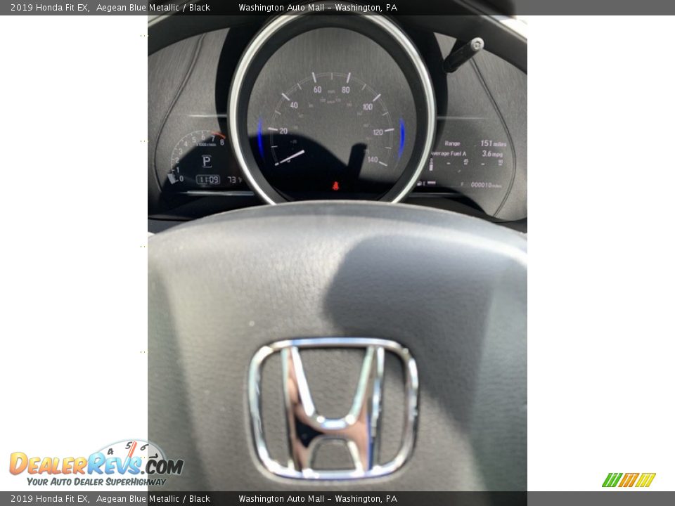 2019 Honda Fit EX Aegean Blue Metallic / Black Photo #30