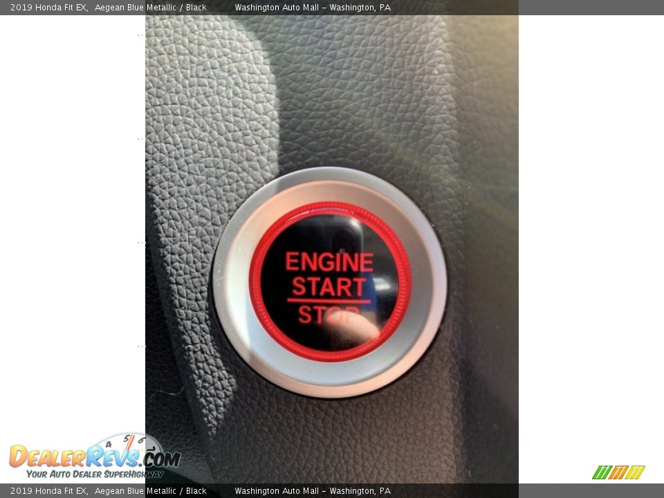 2019 Honda Fit EX Aegean Blue Metallic / Black Photo #35