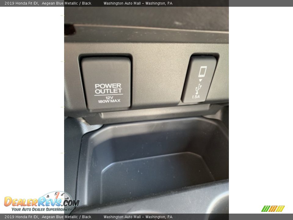 2019 Honda Fit EX Aegean Blue Metallic / Black Photo #36