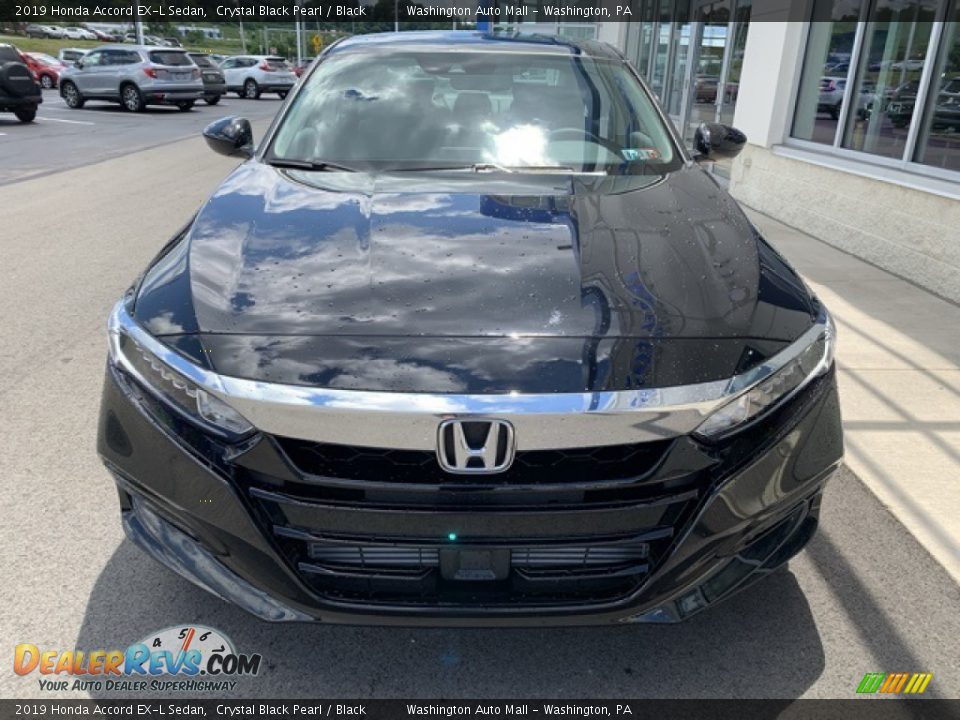 2019 Honda Accord EX-L Sedan Crystal Black Pearl / Black Photo #3