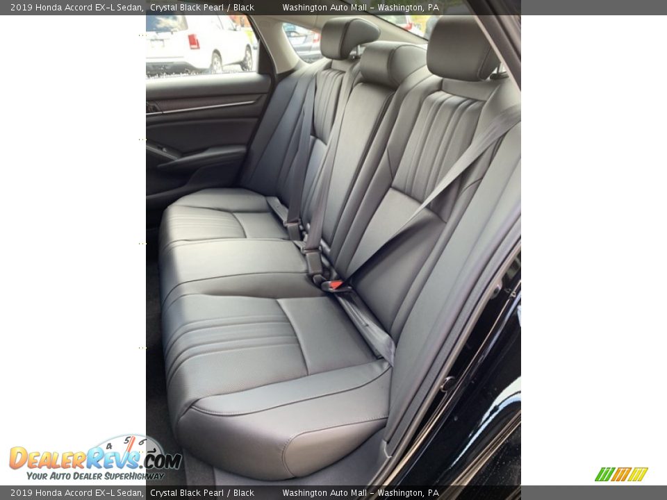 2019 Honda Accord EX-L Sedan Crystal Black Pearl / Black Photo #18