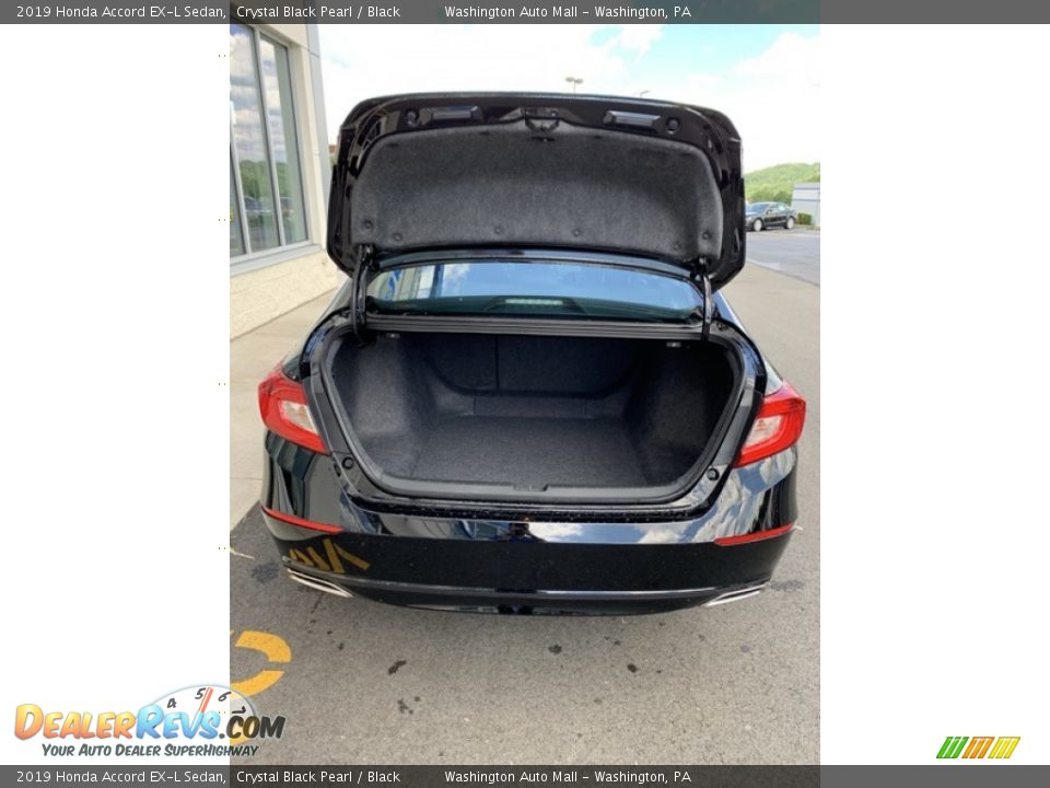 2019 Honda Accord EX-L Sedan Crystal Black Pearl / Black Photo #20