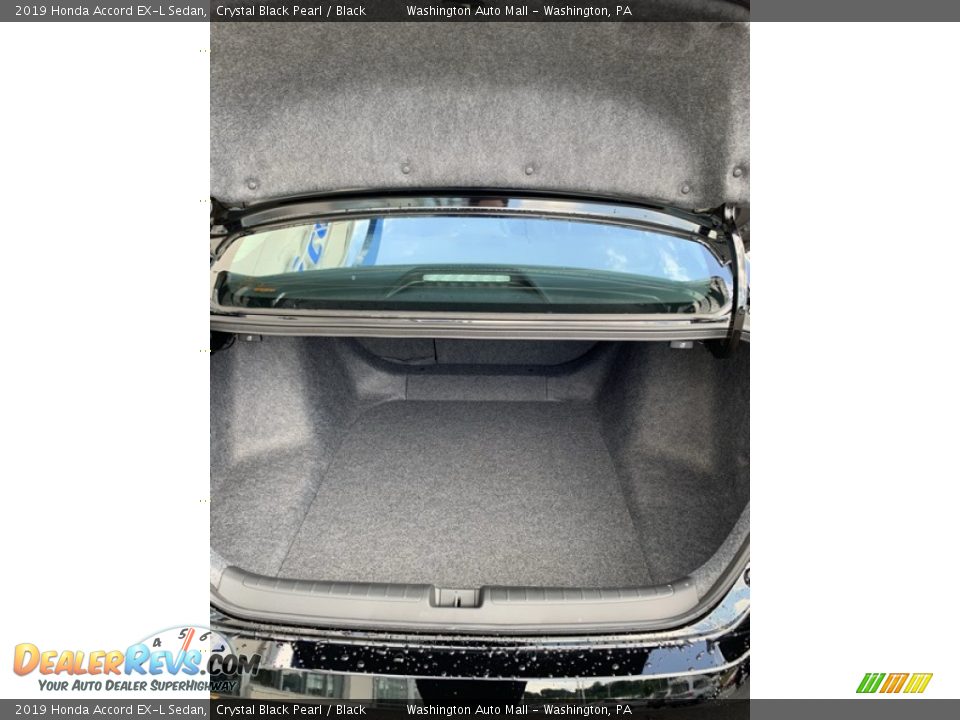 2019 Honda Accord EX-L Sedan Crystal Black Pearl / Black Photo #21