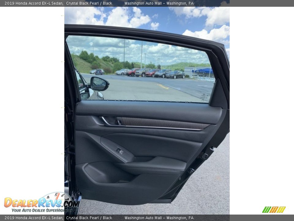 2019 Honda Accord EX-L Sedan Crystal Black Pearl / Black Photo #23