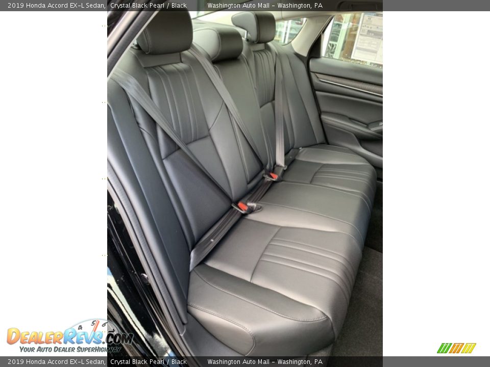 2019 Honda Accord EX-L Sedan Crystal Black Pearl / Black Photo #24