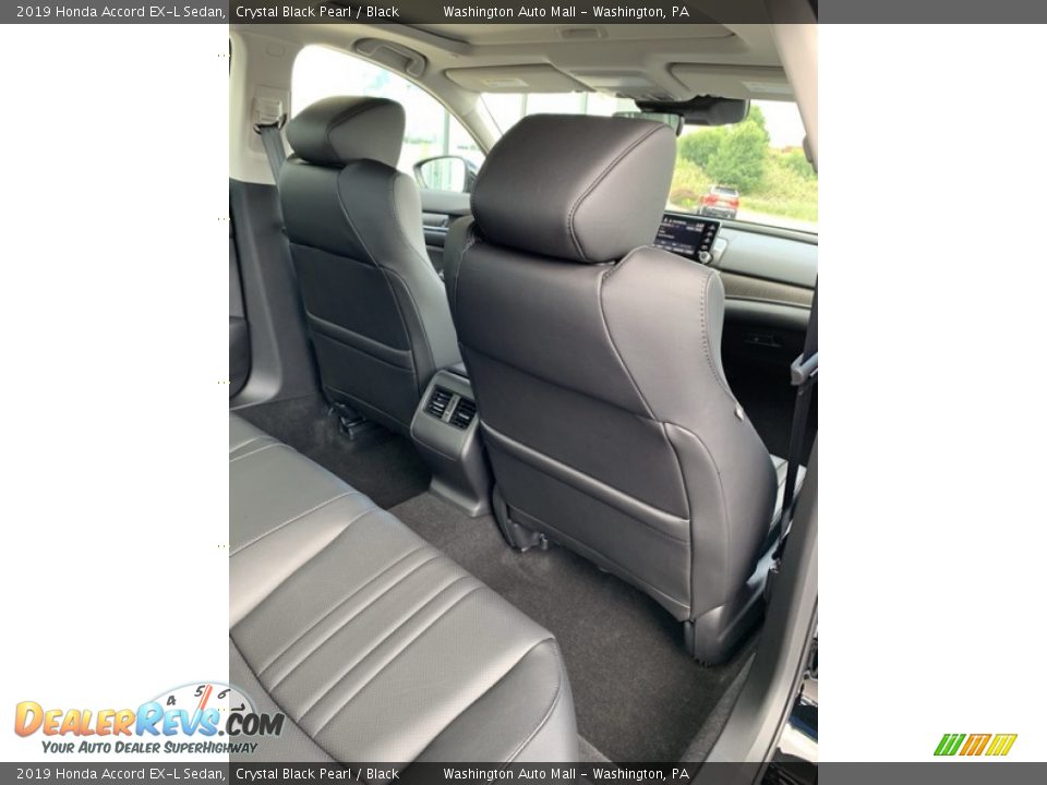 2019 Honda Accord EX-L Sedan Crystal Black Pearl / Black Photo #25