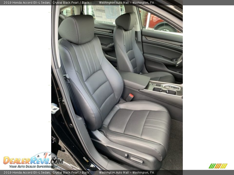 2019 Honda Accord EX-L Sedan Crystal Black Pearl / Black Photo #27