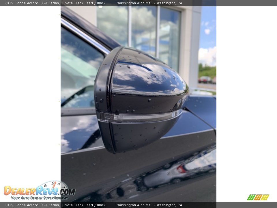 2019 Honda Accord EX-L Sedan Crystal Black Pearl / Black Photo #29