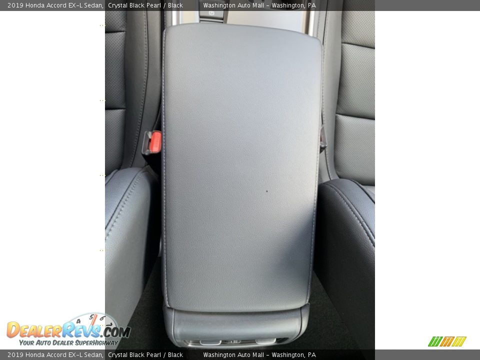 2019 Honda Accord EX-L Sedan Crystal Black Pearl / Black Photo #35