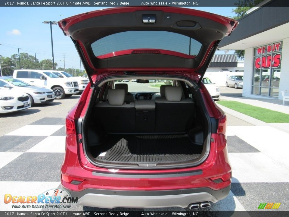 2017 Hyundai Santa Fe Sport 2.0T Ulitimate AWD Serrano Red / Beige Photo #5