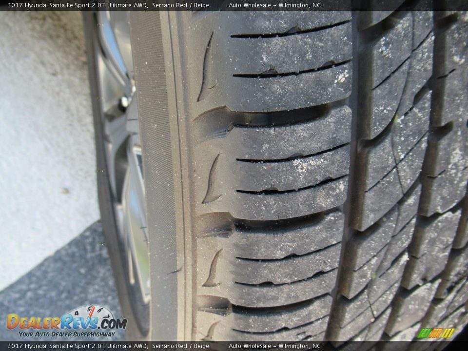 2017 Hyundai Santa Fe Sport 2.0T Ulitimate AWD Serrano Red / Beige Photo #8