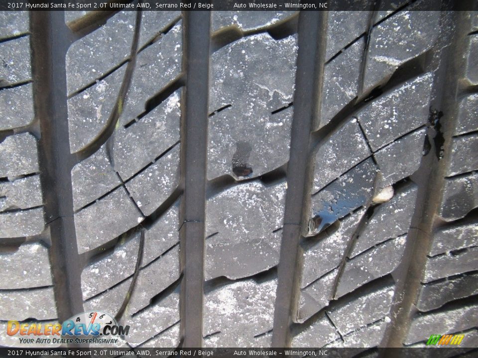 2017 Hyundai Santa Fe Sport 2.0T Ulitimate AWD Serrano Red / Beige Photo #9