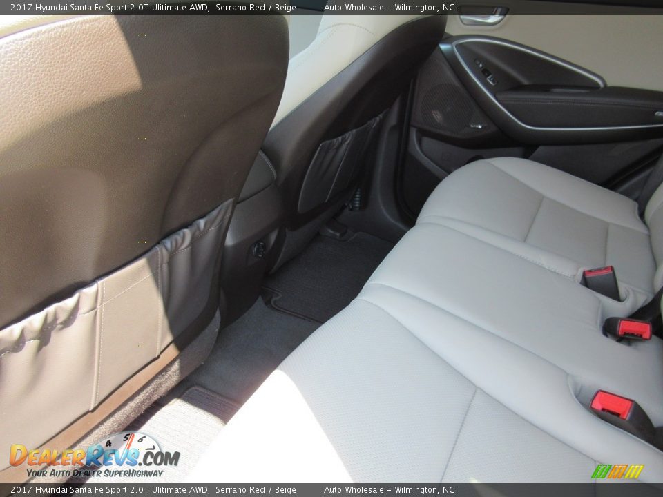 2017 Hyundai Santa Fe Sport 2.0T Ulitimate AWD Serrano Red / Beige Photo #11