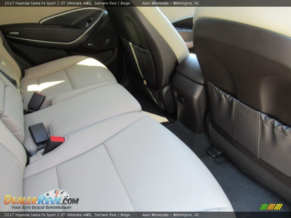 2017 Hyundai Santa Fe Sport 2.0T Ulitimate AWD Serrano Red / Beige Photo #13