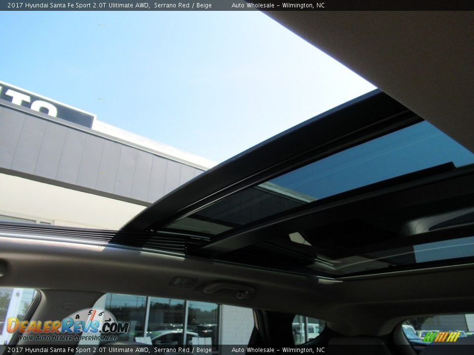 2017 Hyundai Santa Fe Sport 2.0T Ulitimate AWD Serrano Red / Beige Photo #14