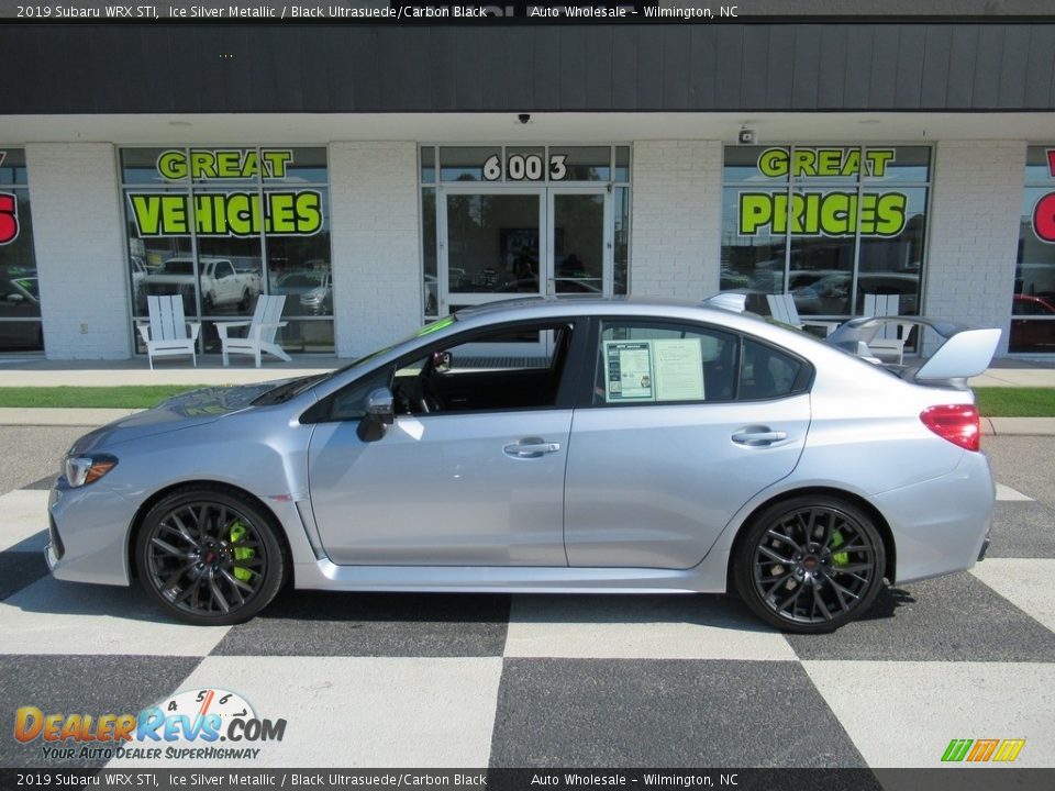 2019 Subaru WRX STI Ice Silver Metallic / Black Ultrasuede/Carbon Black Photo #1