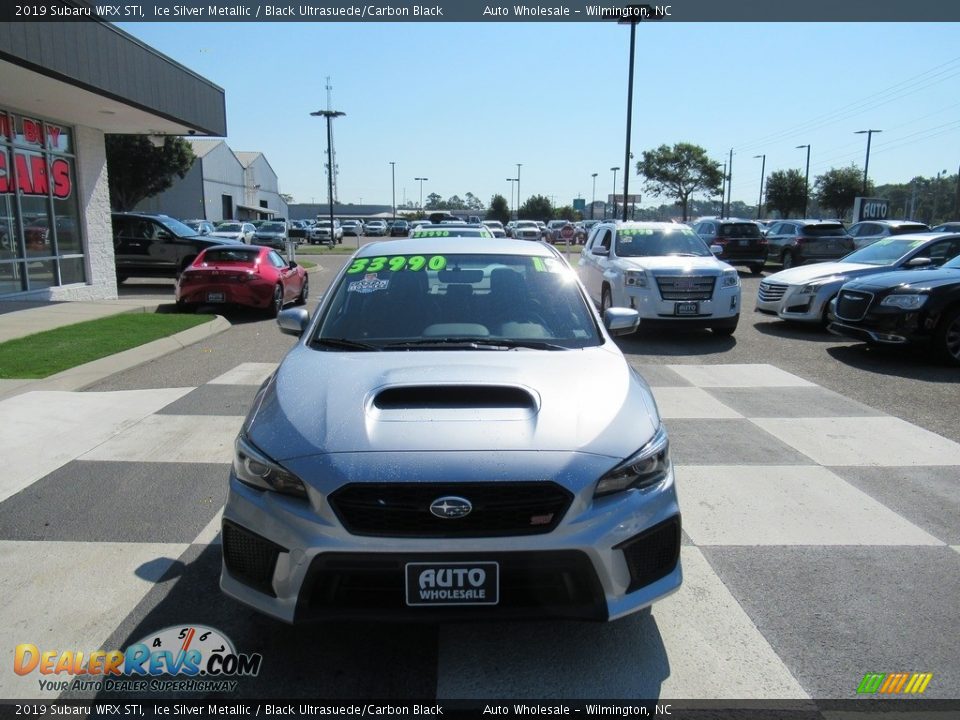 2019 Subaru WRX STI Ice Silver Metallic / Black Ultrasuede/Carbon Black Photo #2