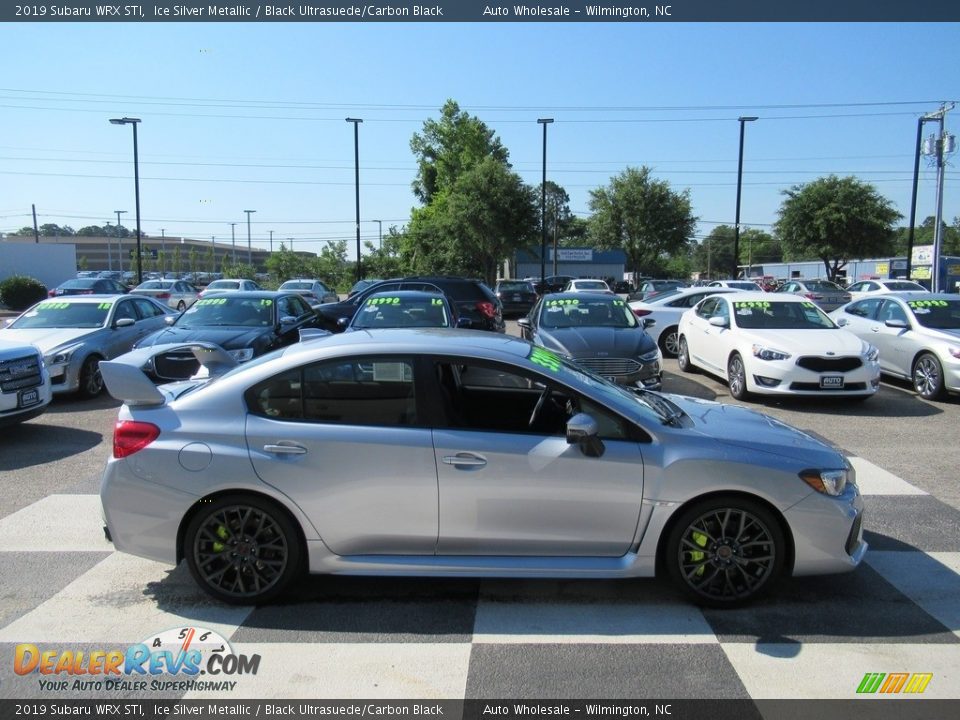 2019 Subaru WRX STI Ice Silver Metallic / Black Ultrasuede/Carbon Black Photo #3