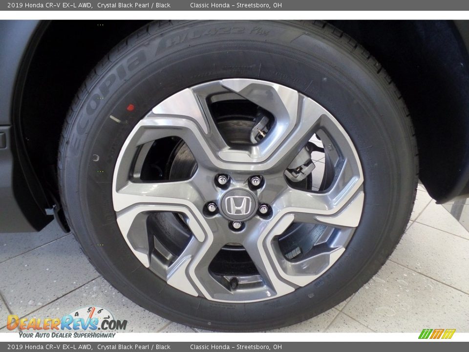 2019 Honda CR-V EX-L AWD Crystal Black Pearl / Black Photo #17