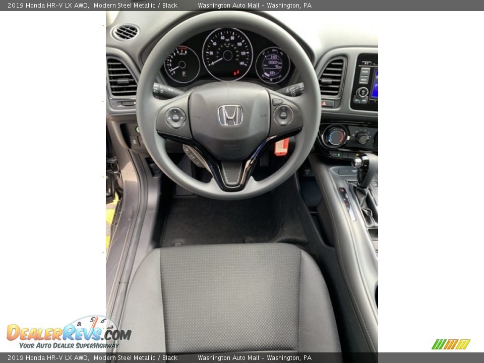 2019 Honda HR-V LX AWD Modern Steel Metallic / Black Photo #13
