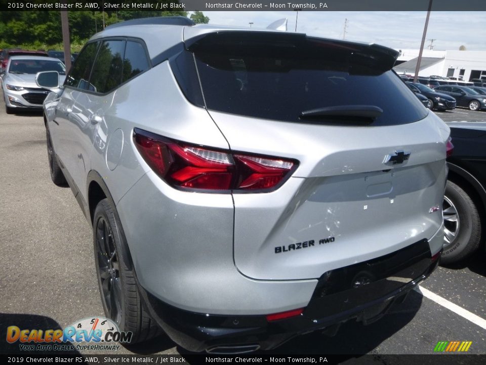 2019 Chevrolet Blazer RS AWD Silver Ice Metallic / Jet Black Photo #3