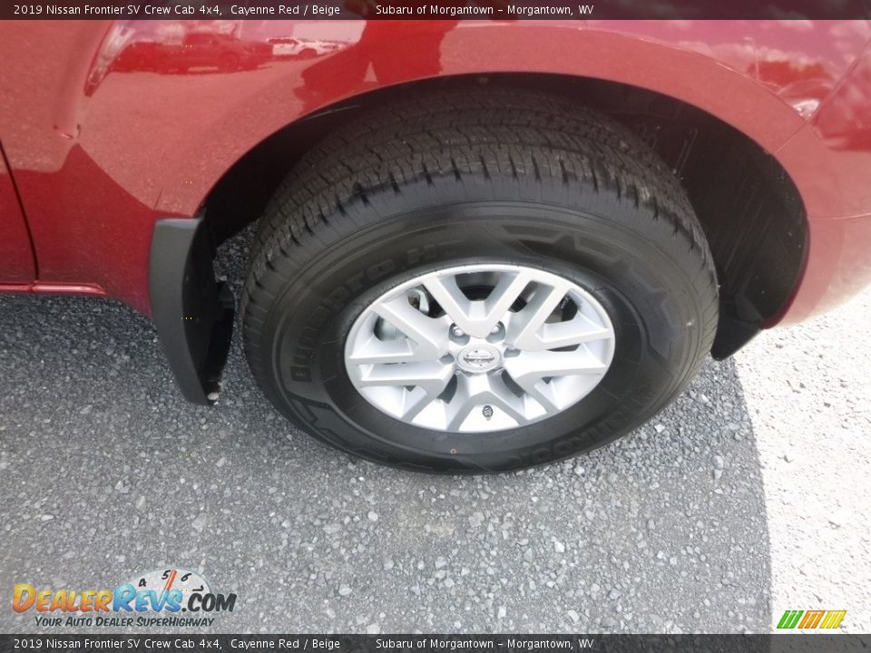 2019 Nissan Frontier SV Crew Cab 4x4 Cayenne Red / Beige Photo #2