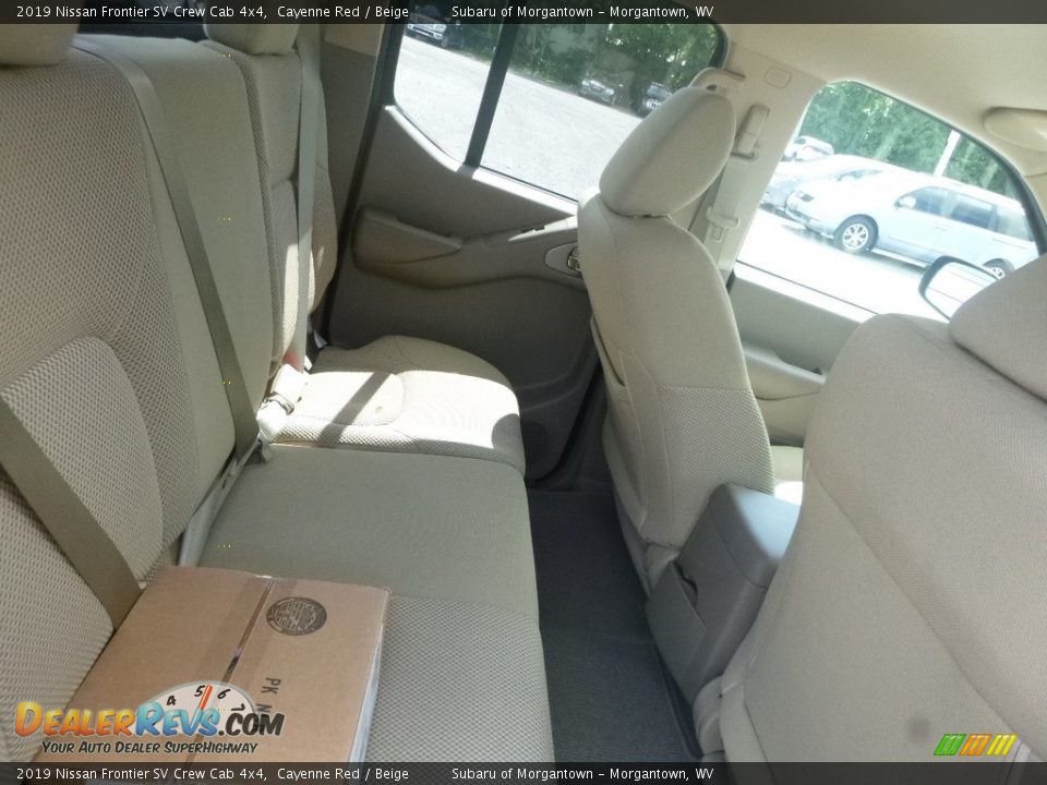 2019 Nissan Frontier SV Crew Cab 4x4 Cayenne Red / Beige Photo #5