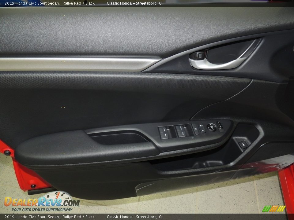 2019 Honda Civic Sport Sedan Rallye Red / Black Photo #7