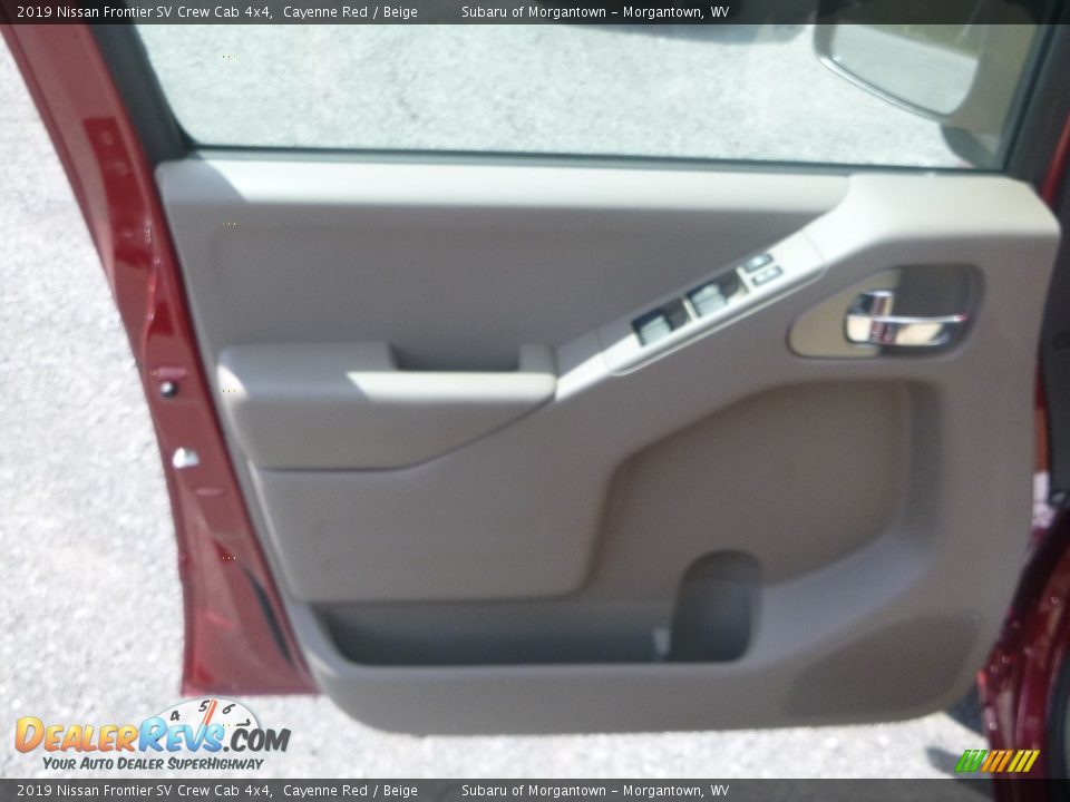 2019 Nissan Frontier SV Crew Cab 4x4 Cayenne Red / Beige Photo #15