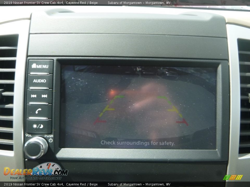 2019 Nissan Frontier SV Crew Cab 4x4 Cayenne Red / Beige Photo #18
