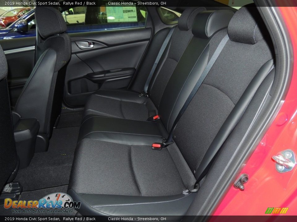 2019 Honda Civic Sport Sedan Rallye Red / Black Photo #11