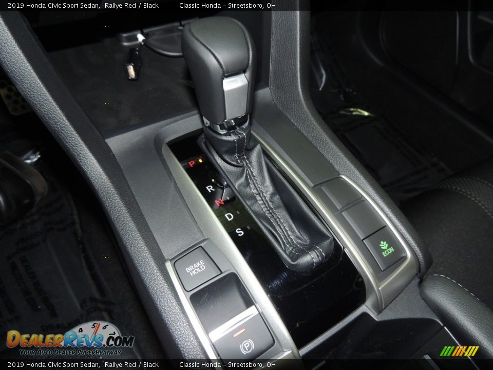 2019 Honda Civic Sport Sedan Rallye Red / Black Photo #15