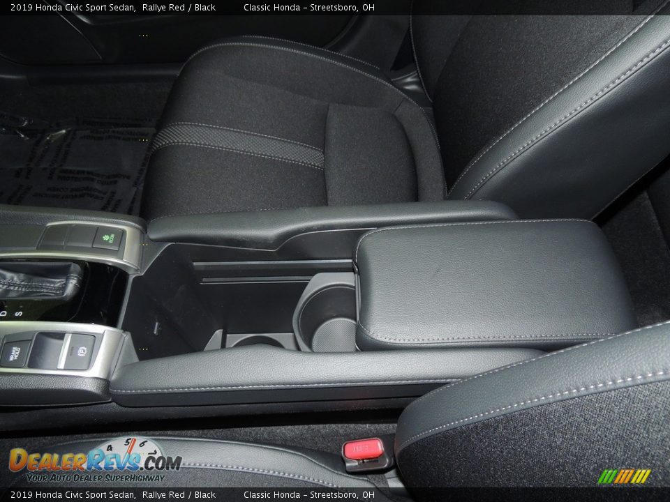 2019 Honda Civic Sport Sedan Rallye Red / Black Photo #16