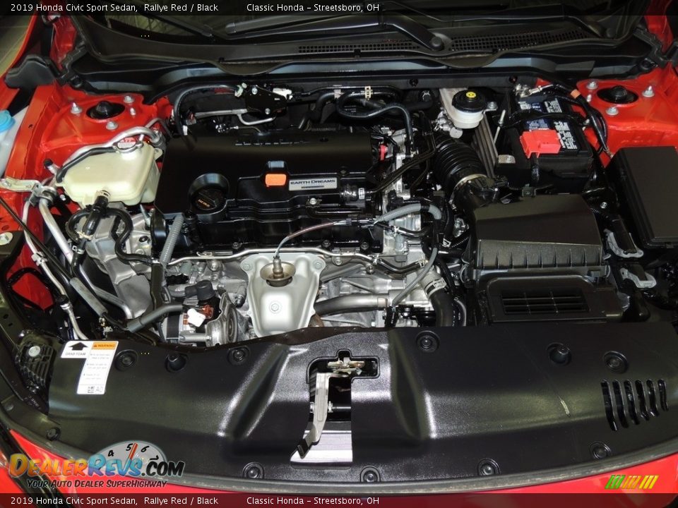 2019 Honda Civic Sport Sedan Rallye Red / Black Photo #19