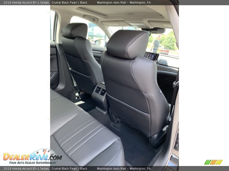 2019 Honda Accord EX-L Sedan Crystal Black Pearl / Black Photo #24