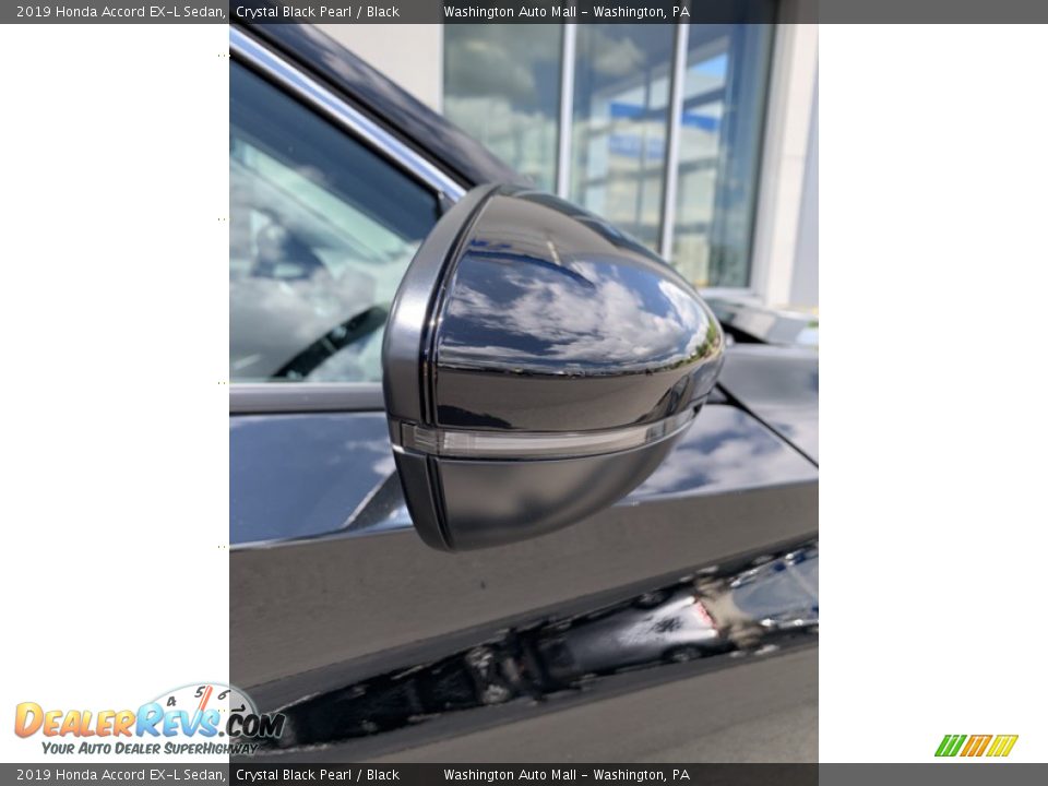 2019 Honda Accord EX-L Sedan Crystal Black Pearl / Black Photo #28