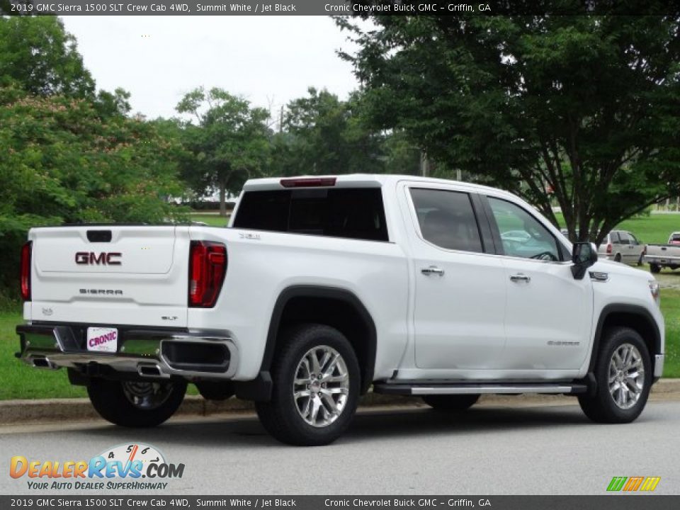 2019 GMC Sierra 1500 SLT Crew Cab 4WD Summit White / Jet Black Photo #3