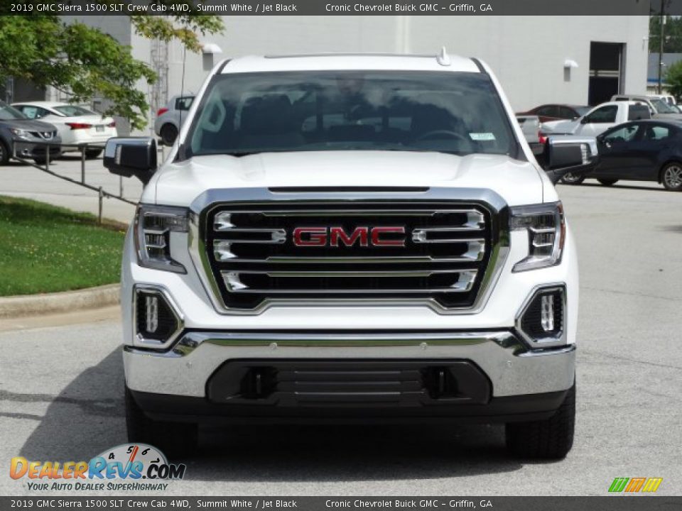 2019 GMC Sierra 1500 SLT Crew Cab 4WD Summit White / Jet Black Photo #4