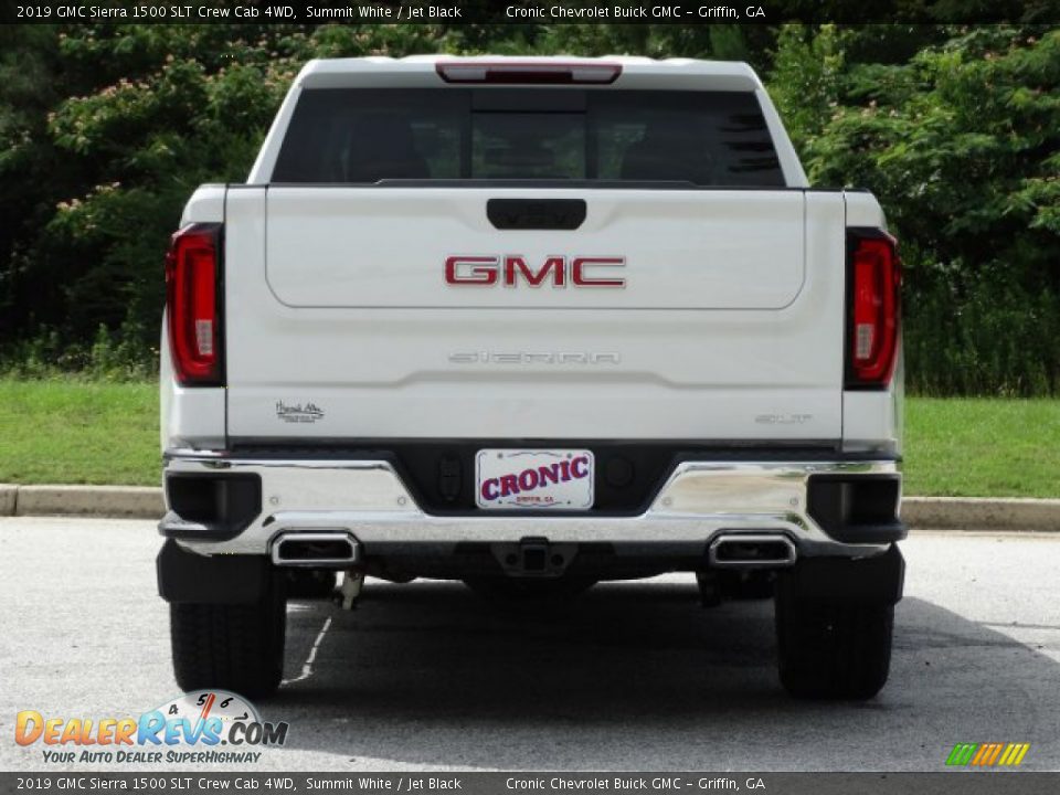 2019 GMC Sierra 1500 SLT Crew Cab 4WD Summit White / Jet Black Photo #7