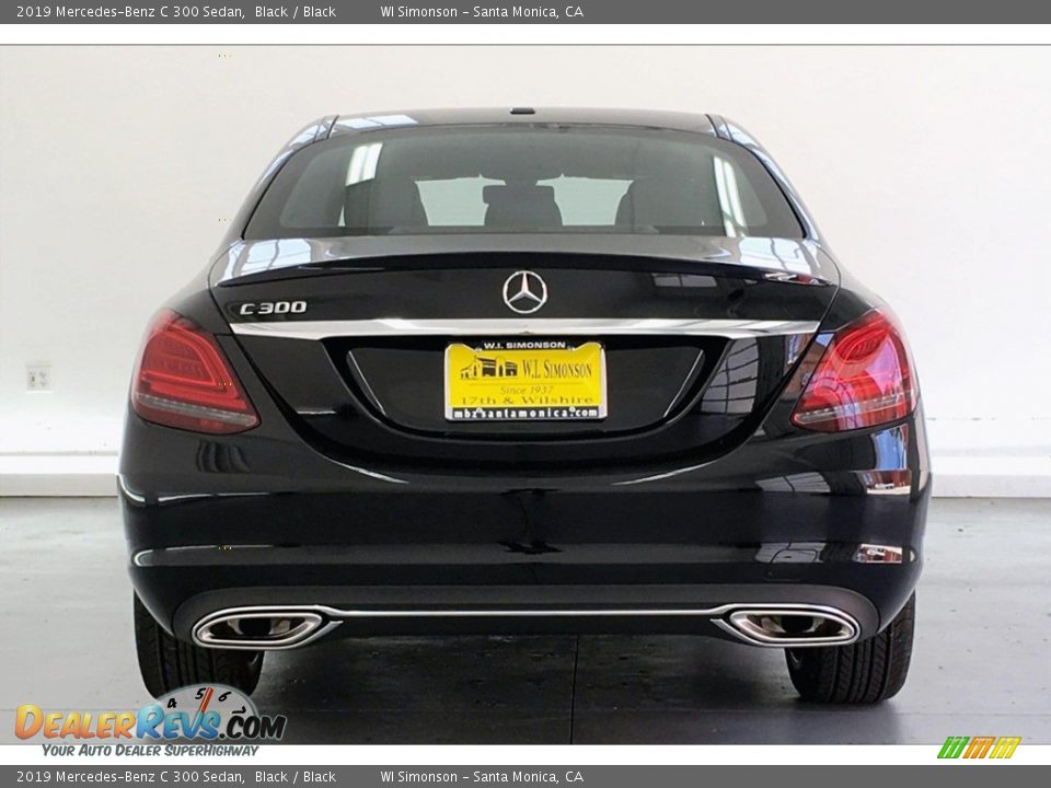 2019 Mercedes-Benz C 300 Sedan Black / Black Photo #3