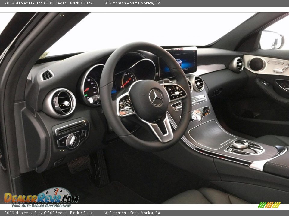 2019 Mercedes-Benz C 300 Sedan Black / Black Photo #4