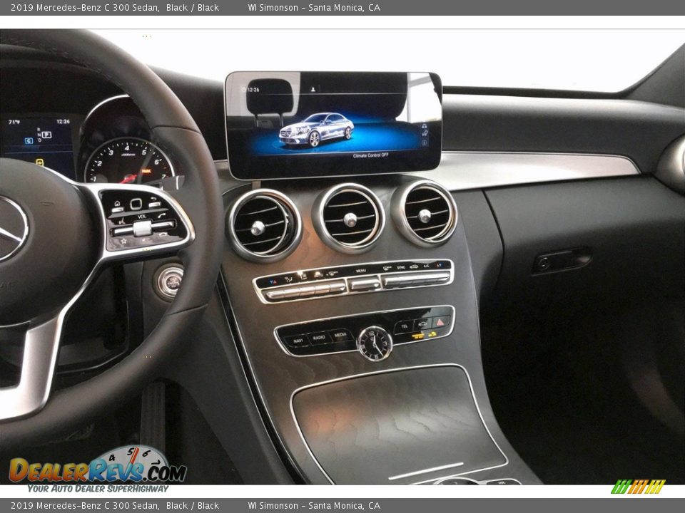 2019 Mercedes-Benz C 300 Sedan Black / Black Photo #6