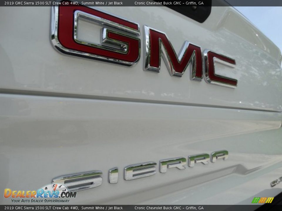 2019 GMC Sierra 1500 SLT Crew Cab 4WD Summit White / Jet Black Photo #17