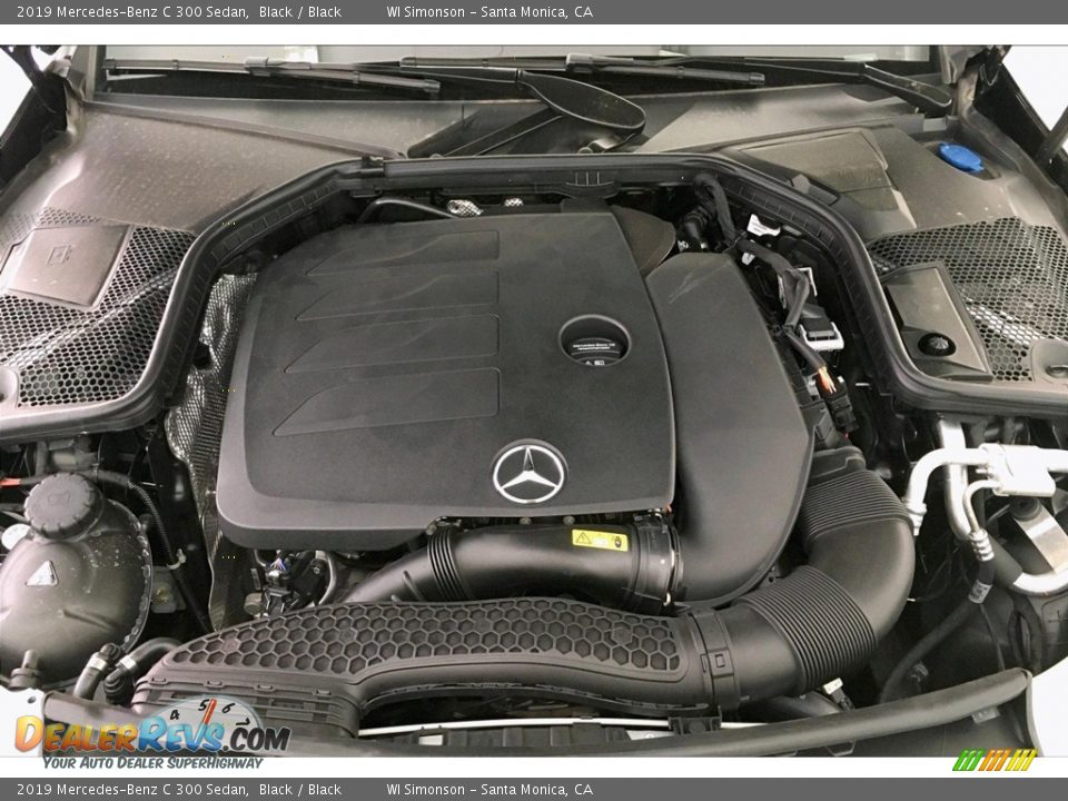 2019 Mercedes-Benz C 300 Sedan Black / Black Photo #8